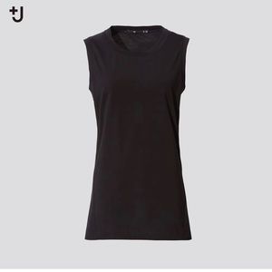 ✨ Dual Chic: Uniqlo +J Sleeveless Tees - Black & Navy XL! ✨